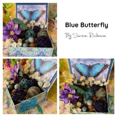 Blue Butterfly - Spring Box