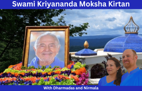 Swami Kriyananda Moksha Kirthan with Dharmadas and Nirmala