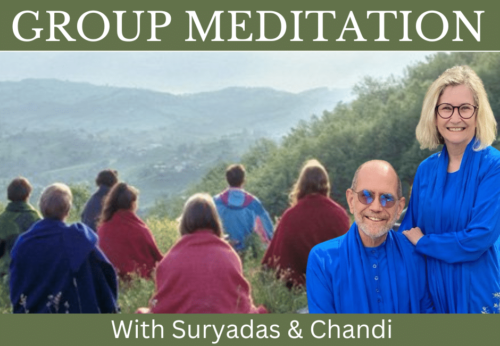 Friday Group Meditation with Suryadas and Chandi