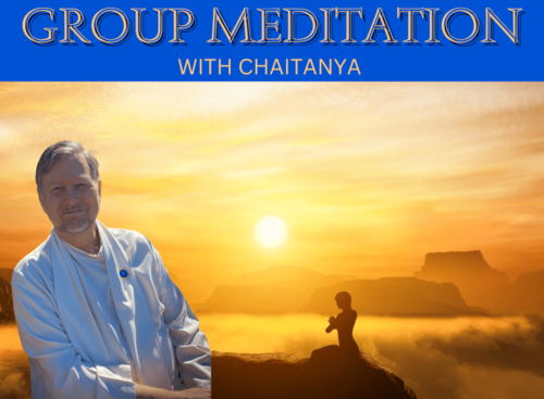 Group Meditation with Chaitanya