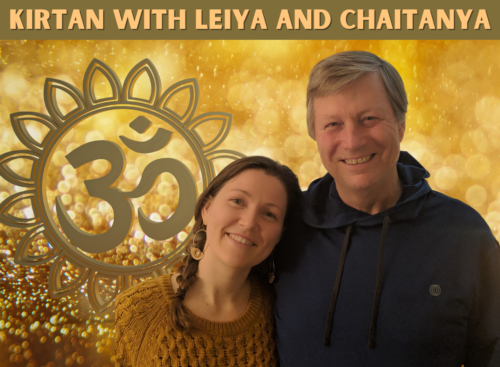 Kirtan with Leiya and Chaitanya